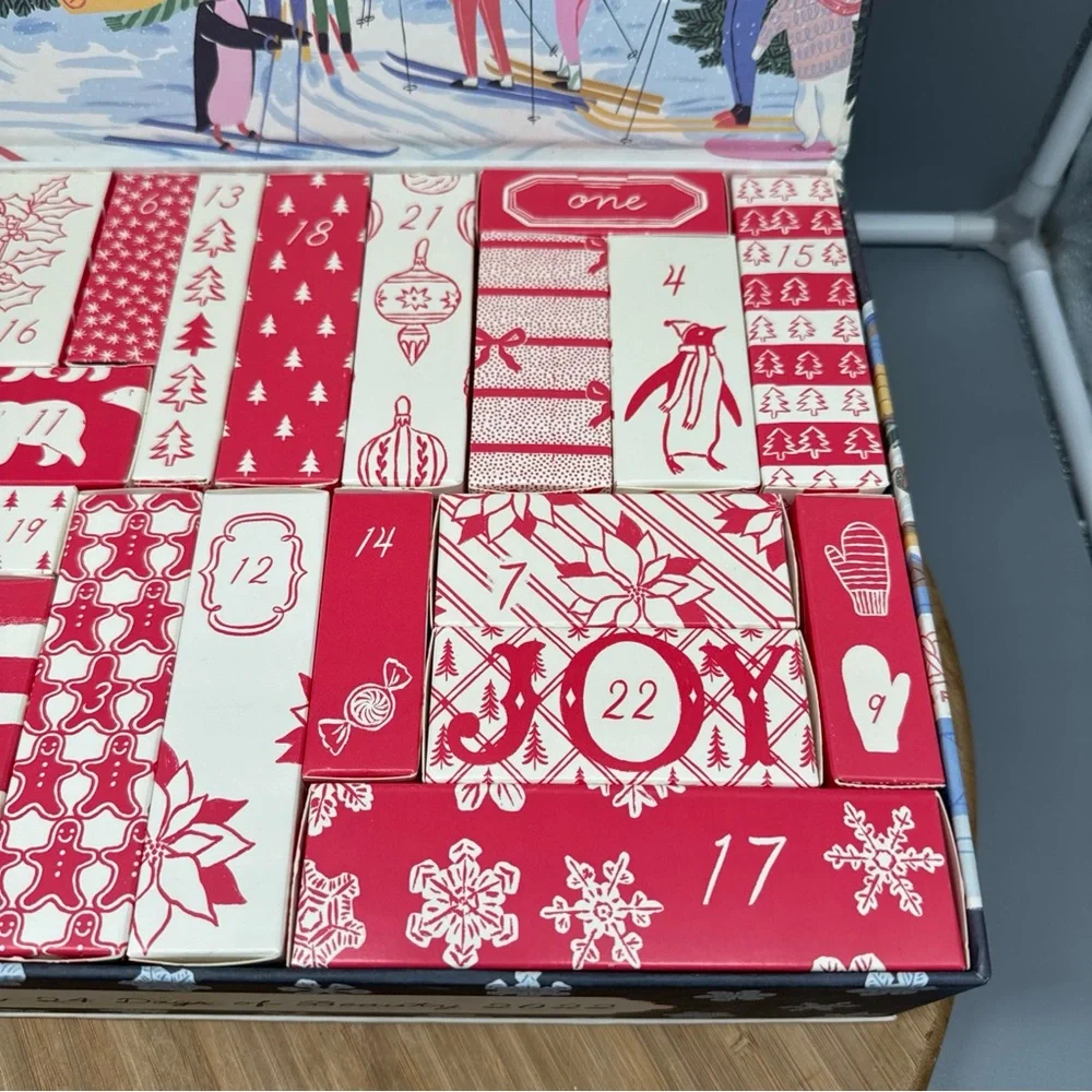 Anthropologie 2022 George & Viv 24‎ Days Of Beauty Advent Box Empty.